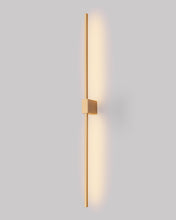 Load image into Gallery viewer, Double Lines Square Gold - Wall Lamp
