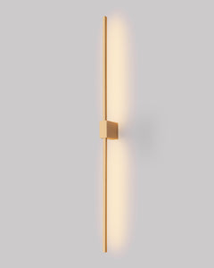 Double Lines Square Gold - Wall Lamp