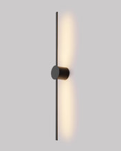 Load image into Gallery viewer, Double Lines Circle Black - Wall Lamp
