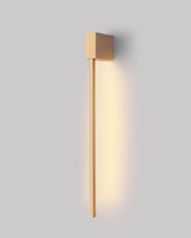 Load image into Gallery viewer, Lines Square Gold - Wall Lamp
